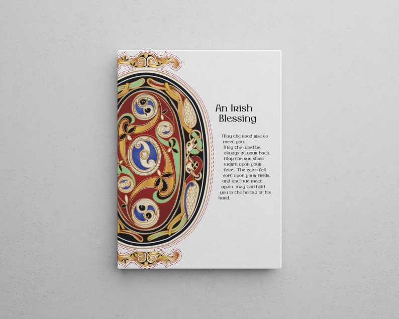 Irish Blessing Retirement Gift Personalized Irish Decor Irish Art ...
