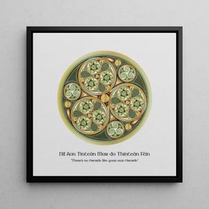 Gaelic Proverb Canvas Print - Irish Heritage Home Decor