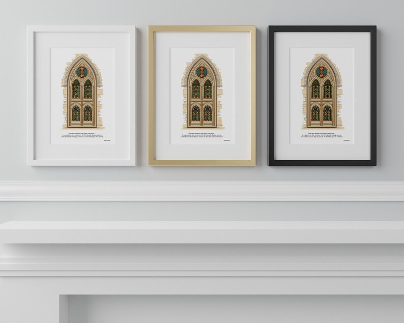 Irish Art Print: Celtic Blessing - Framed or Canvas Options image 4