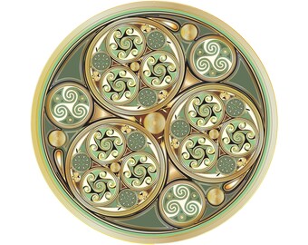 Celtic Irish Blessing Print, Book of Kells Style (Multiple Sizes & Frames)