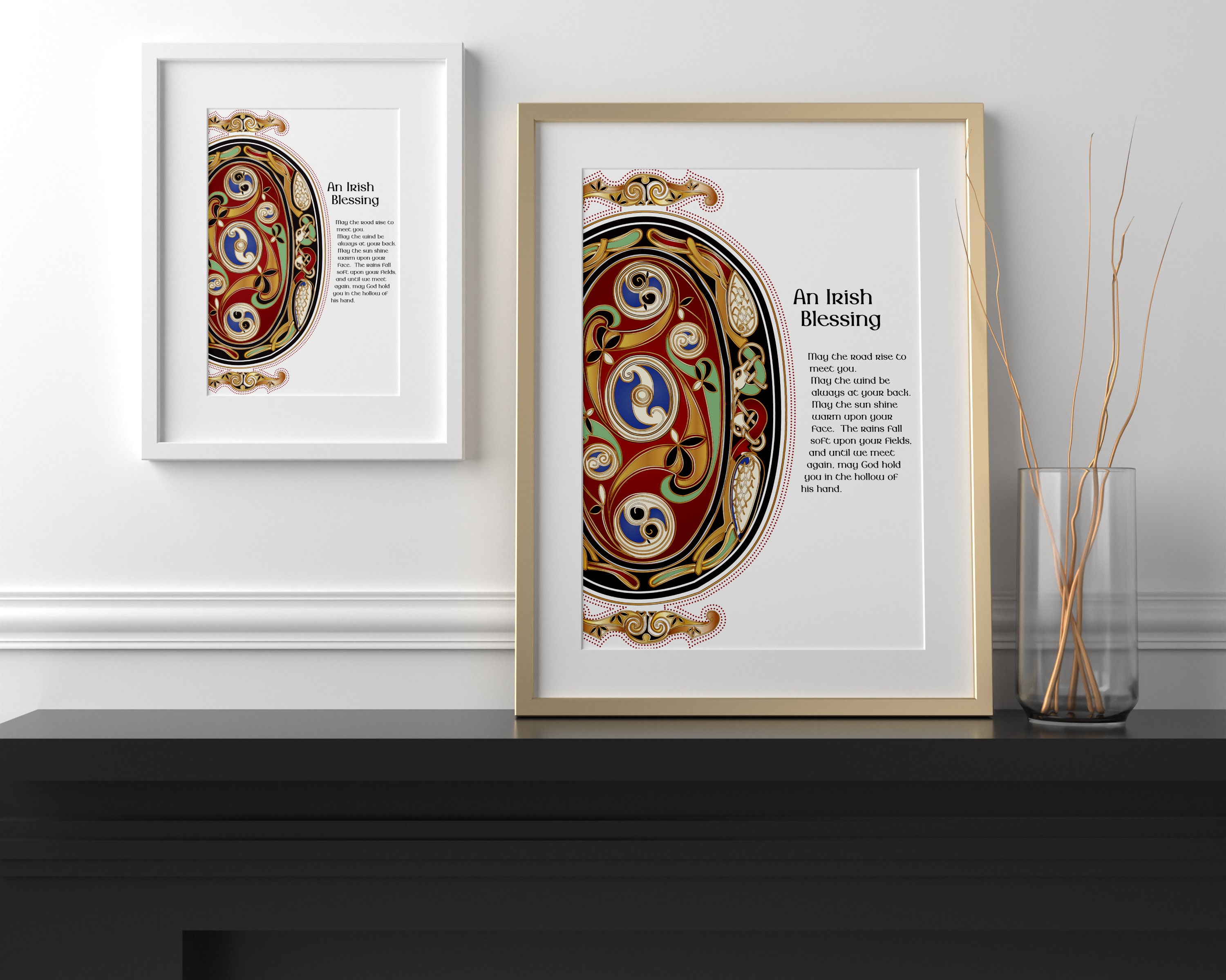Irish Blessing Retirement Gift Personalized Irish Decor Irish Art ...