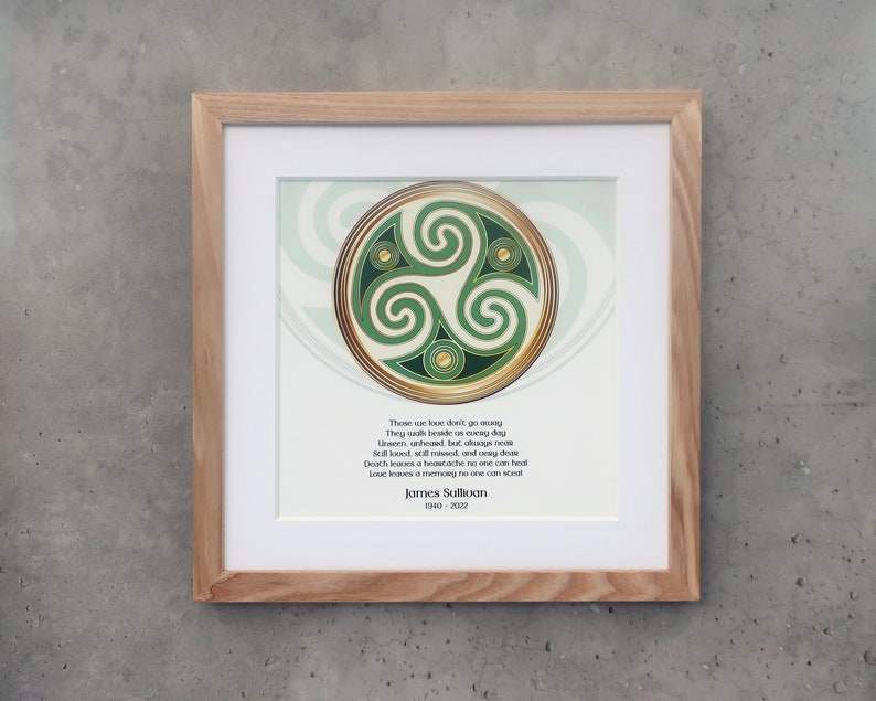 Irish Sympathy Gift Personalized Memorial Gift Irish Etsy