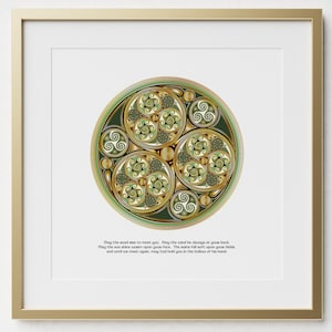 Irish Blessing Framed Print Gift | May The Road Rise to Meet You | Irish Personalized Home Decor Gift | Gaelic Prayer