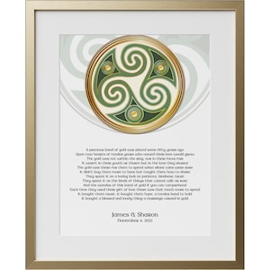 50th Anniversary Gift | Personalized Irish Blessing | Gift for Parents | Irish Home Decor | Couples Anniversary Gift | Original Wall Art