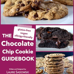 The Chocolate Chip Cookie Guidebook - gluten-free, vegan, allergy-friendly, low FODMAP - digital instant download eBOOK