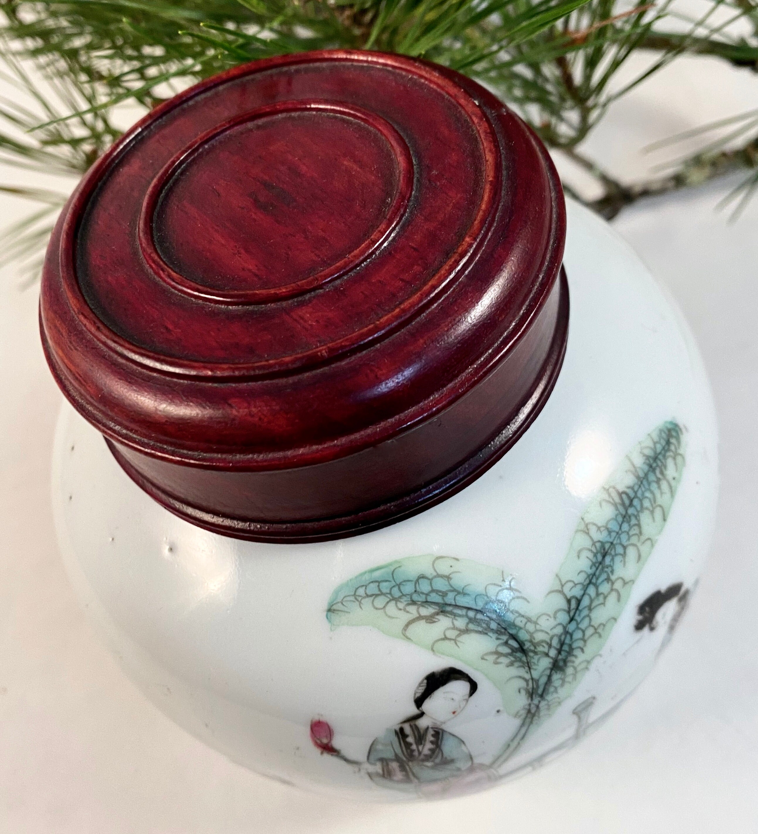 Antique Chinese Decorative Arts Porcelain Ginger Jar Tea Jar Etsy