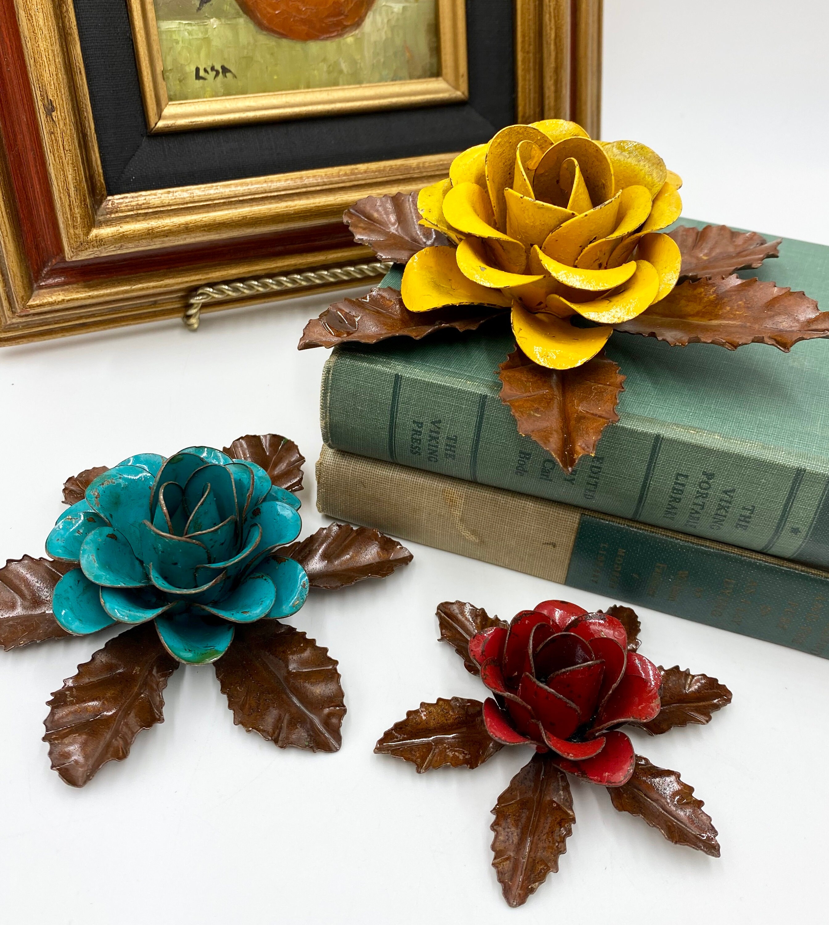 13号　STERLING SILVER 台座　フラワー Amazon.com : hogardeck Metal Flower Wall Decor - 13