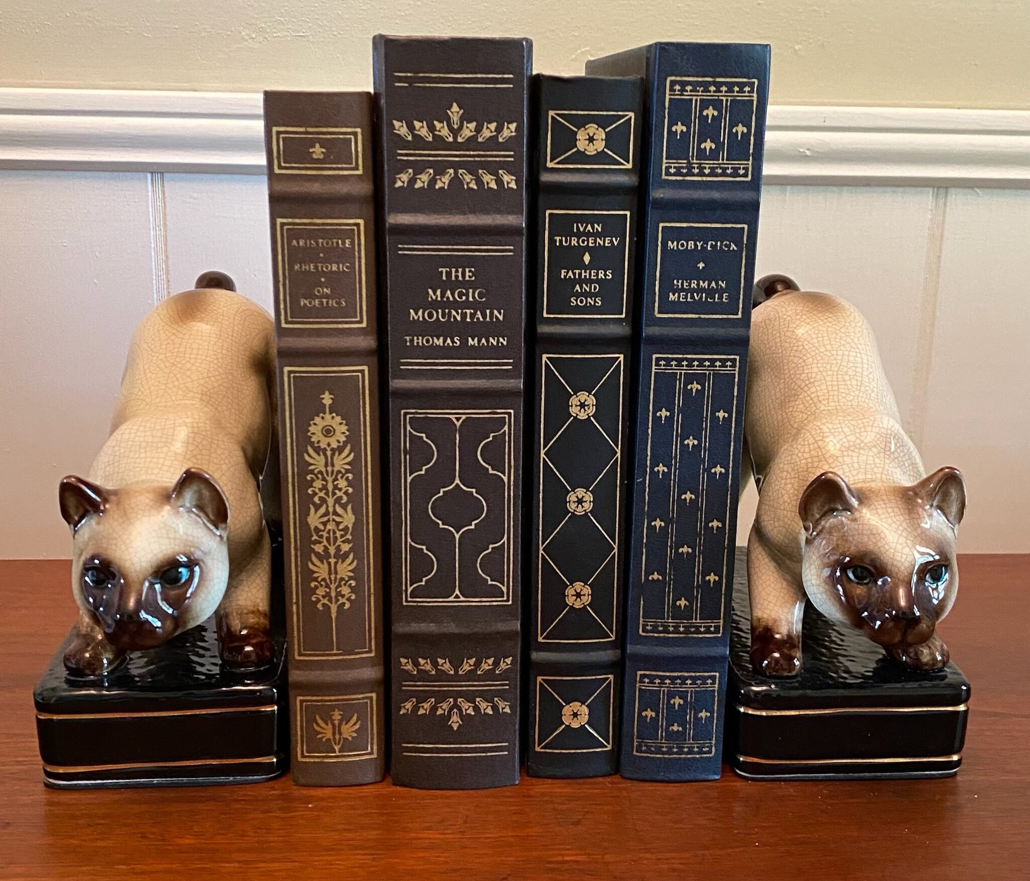 Takahashi cat ブックスエンド Japanese Takahashi Porcelain