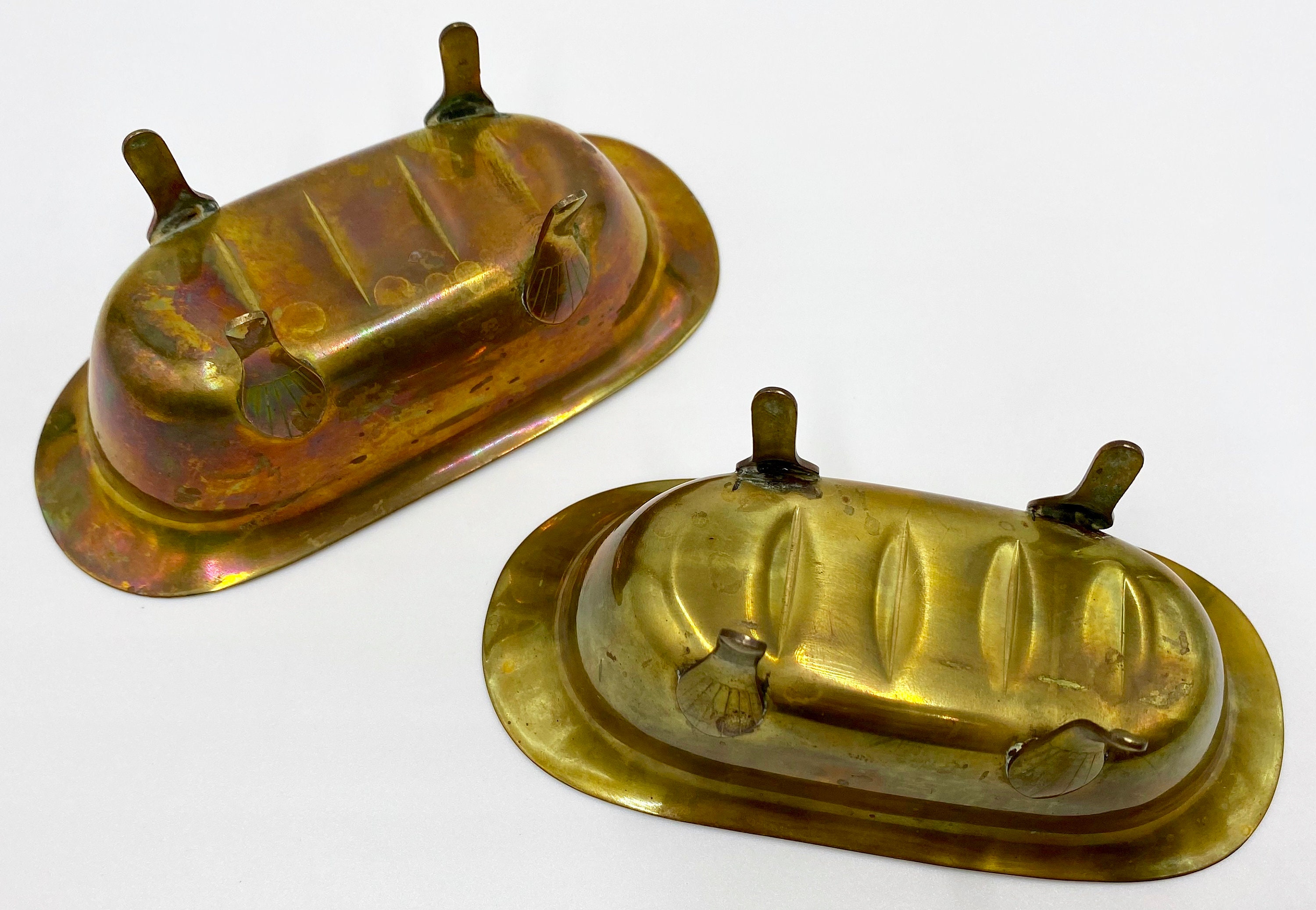 Vintage Brass Clawfoot Tub Soap Holder Figural Clawfoot Tub Etsy