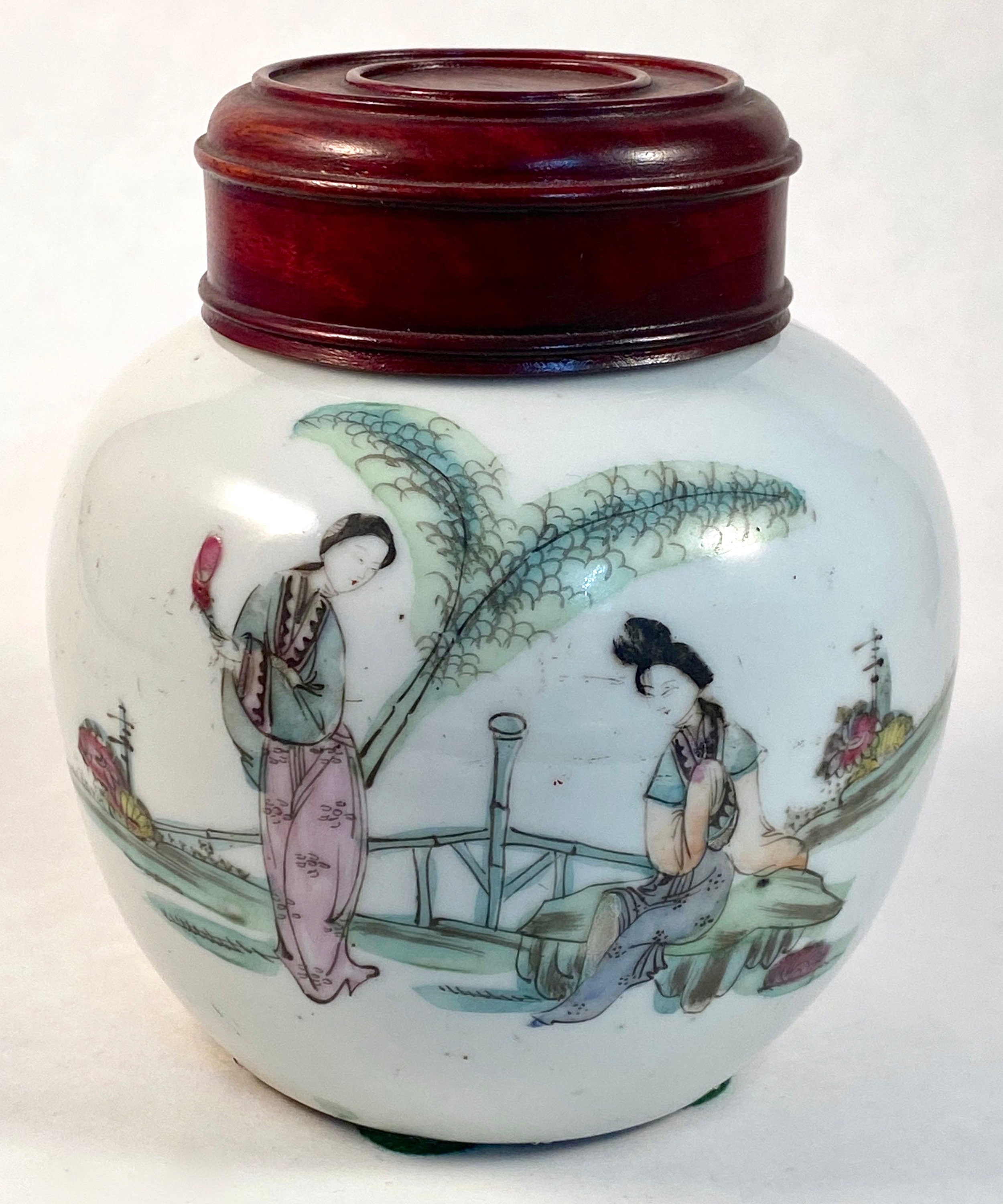 Antique Chinese Decorative Arts Porcelain Ginger Jar Tea Jar Etsy