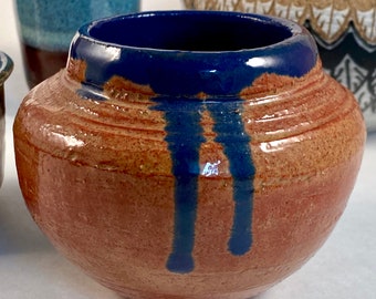 Circa 1978 Listed California North Carolina Florida Potter Artist Paul Frehe Handled corked studio pottery pottery jug SIGNED 1948-