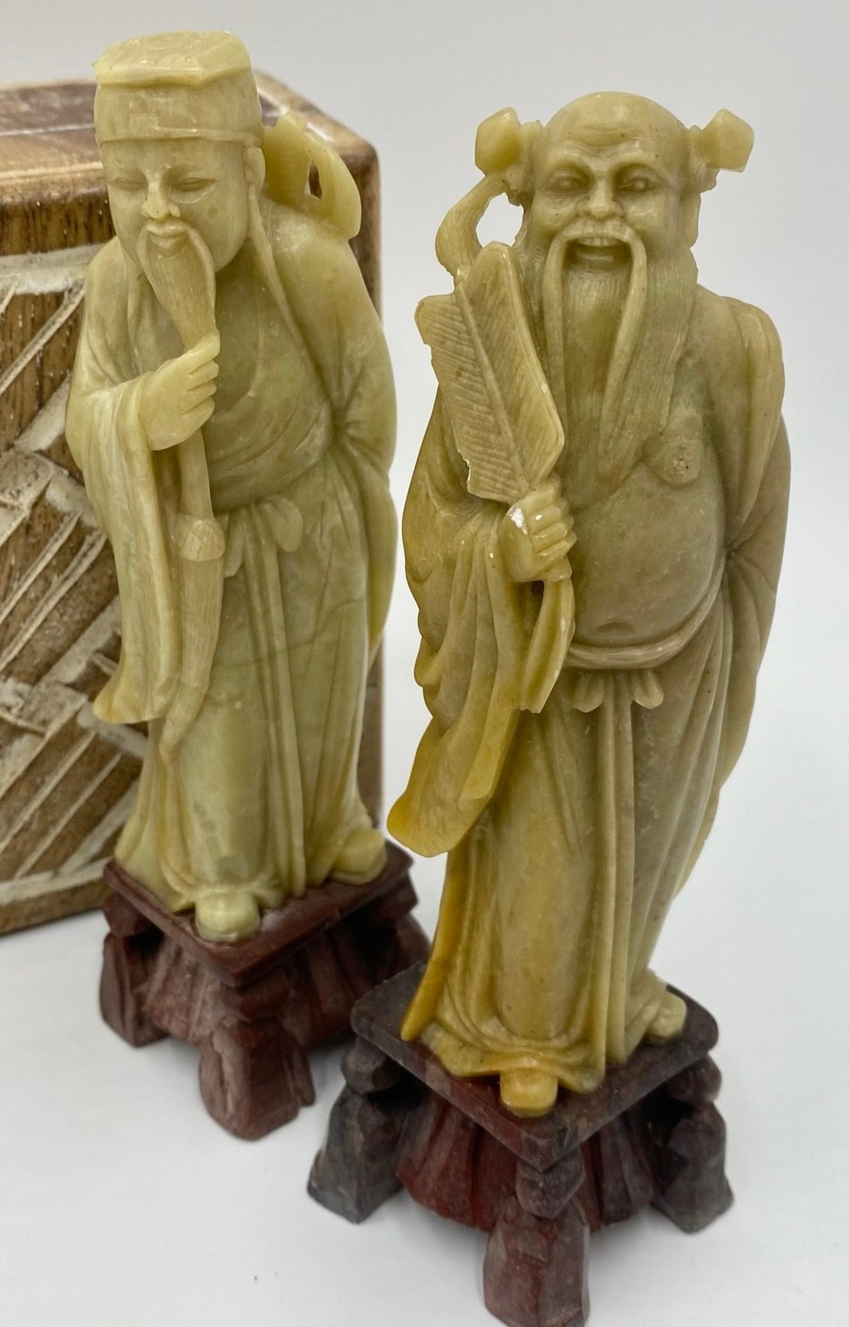 Asian Soapstone Carvings - Etsy