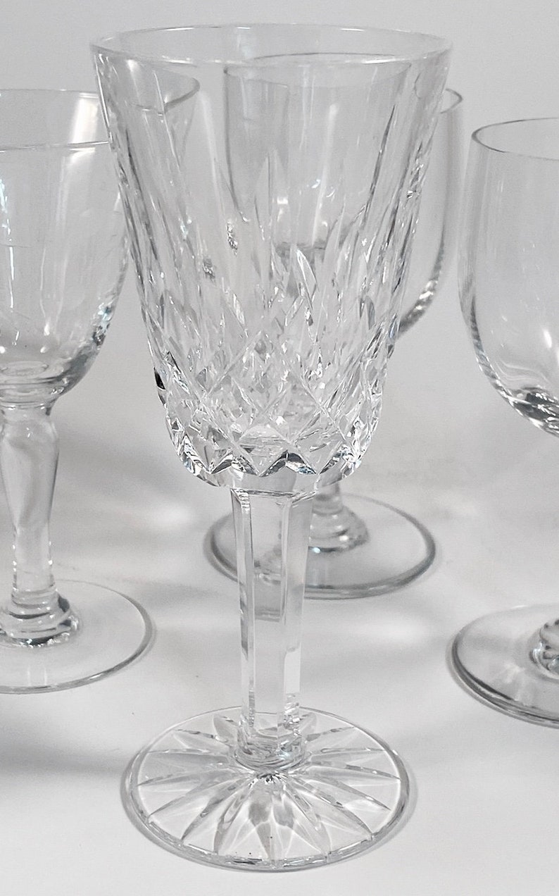 Crystal Cordial Glasses Assorted Crystal Stemware Crystal Etsy