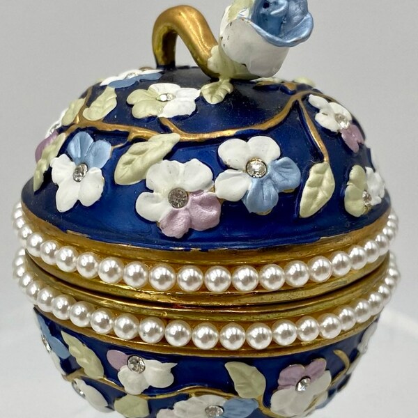 Jeweled Trinket Box Etsy