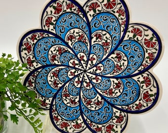 Lovely Ceramic Tile Trivet | Traditional Iznik Turkish Ceramic Tile Trivet | Decorative Ceramic Hot Plate | Kitchen Decor | Bar Decor