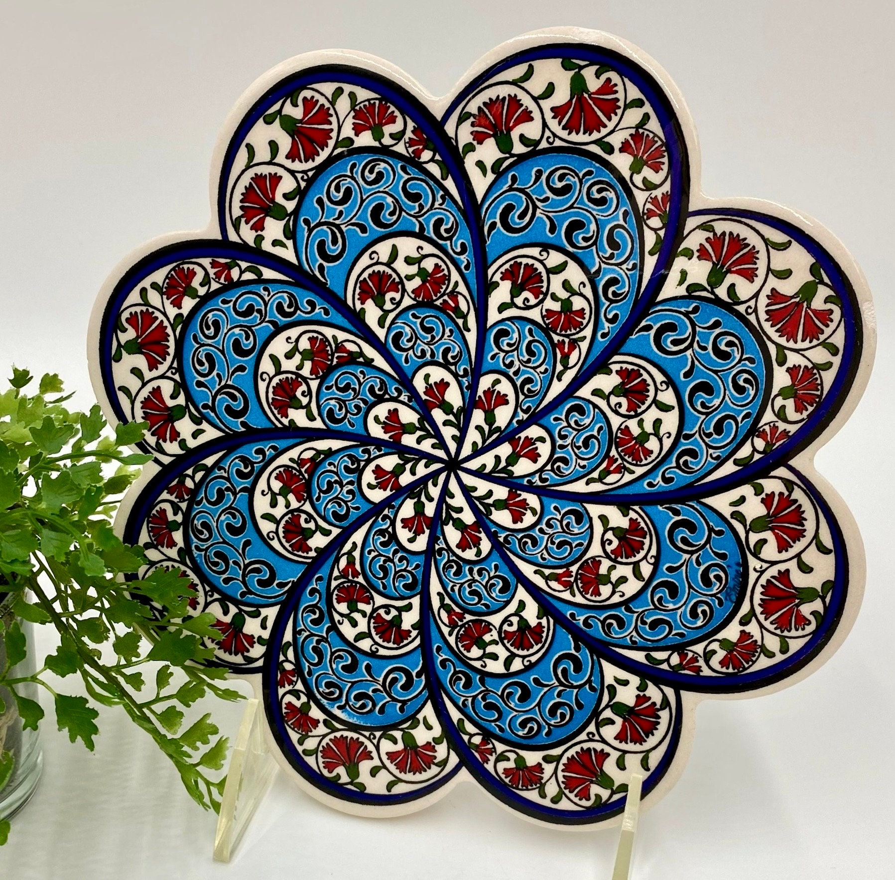 Iznik Trivet - Etsy