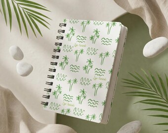 Black Girl Journal Gift | Palm Tree Notebook | Prayer Journal Affirmation Diary