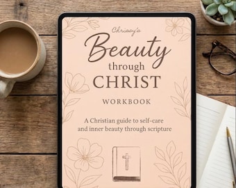 Printable Bible Study PDF Workbook | Christian Devotional & Prayer Journal | Women Scripture Coloring Book Faith Journal