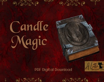 Candle Magic | Wicca Witchcraft for Beginners | Baby Witch | Spell Book | PDF Download | Book of Shadows Grimoire |