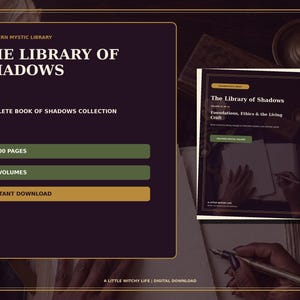 Book of Shadows PDF Bundle: 2400-Page Witchcraft Grimoire