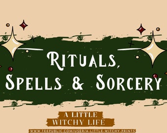 Witchcraft Rituals, Spells, Sorcery: Beginner's Grimoire (PDF Download)