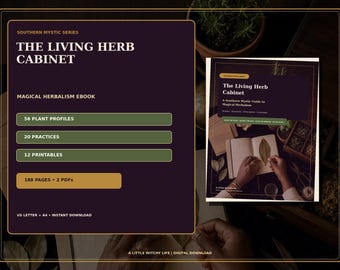 Magical Herbalism Book PDF: 56 Herbs, Rituals & Worksheets