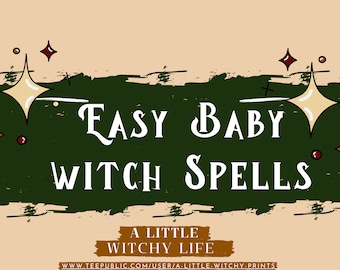 Easy Witch Spells Book: Wicca Grimoire for Beginners (PDF Download)