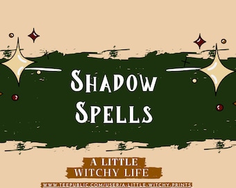 Shadow Spells Grimoire: Wicca Spell Book for Beginners (PDF Download)