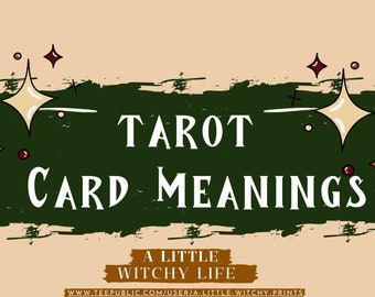 Tarot Card Meanings Guide: Numerology & Spreads (PDF Download)
