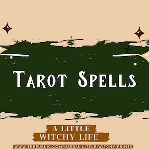 Tarot Spells: Witchcraft Magic Grimoire Pages (PDF Download)
