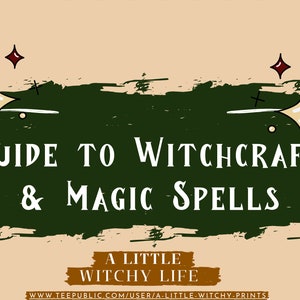 Witchcraft & Magic Spells Guide: Wiccan Grimoire (PDF Download)