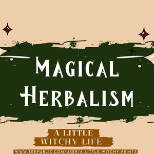Magical Herbalism | PDF Download | Herb Spell Book | Baby Witch | Grimoire Book of Shadows | Wicca for Beginners | Herb Magic Recipe