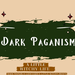 Dark Paganism | Occult, | Baby Witch|  Book of Shadows Grimoire | Dark Magic Spell Book | PDF Download | Hex Curse | PDF Download