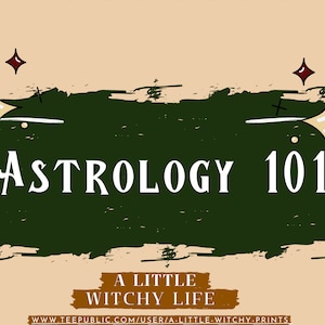 Astrología 101 / Signos del Zodíaco / Wicca para principiantes / Descargar PDF / Libro de las Sombras Grimorio / Estrellas lunares / Bebé bruja / Libro de hechizos