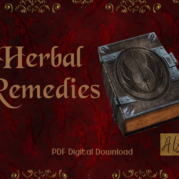 Herbal Remedies | DYI Herbal Body Scrub Recipes | Tincture Tonic Recipes | DYI Skincare | PDF Download | Herb Spell Book | Baby Witch
