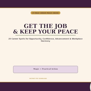 Career Magic Ebook: 25 Job Spells for Employment, Promotion and Workplace Success