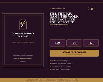 Jar Spell eBook | 160-Page Witchcraft Workbook with 36 Workings
