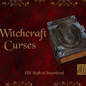 Witchcraft Curses | PDF Download | Hex Curse Bind Spell Book | Book of Shadows Grimoire | Baby Witch | Wicca for Beginners | Dark Magic