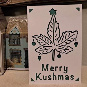 Joyeux kushmas - Carte de Noël (n'importe quelle couleur)