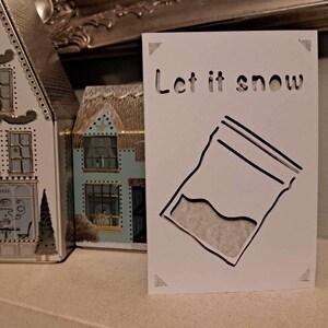 Qu'il neige - Carte de Noël