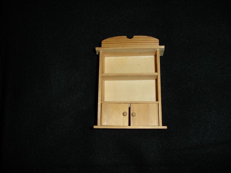 Unfinished Miniature Furniture Shelf #11