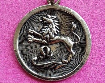 Médaille Signe du Zodiaque - argent 925 - Les Gémeaux 1 - Paris