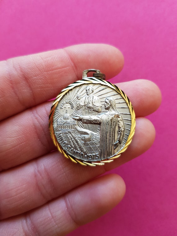 アンノ・サント1975年、ジュビリー年メダル、バチカン、ローマの宗教的