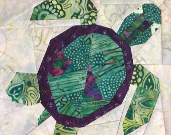 Tommy the Turtle Foundation Quilt Pattern