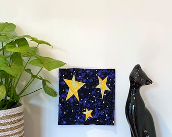 Constellation of Stars: Paper Pieced Pattern, 4 sizes included.