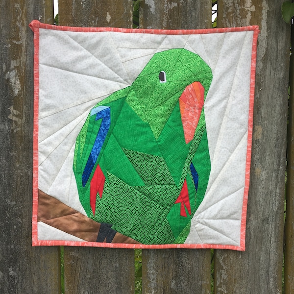 Parrot Quilt Pattern Etsy