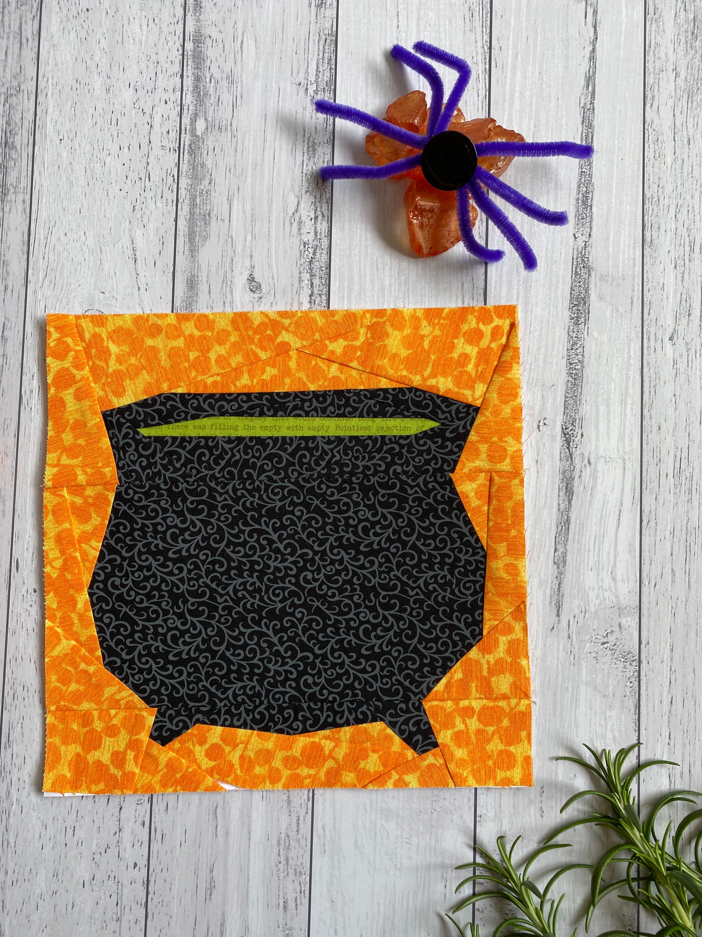 Cauldron Paper Pieced Quilt Pattern. - Etsy