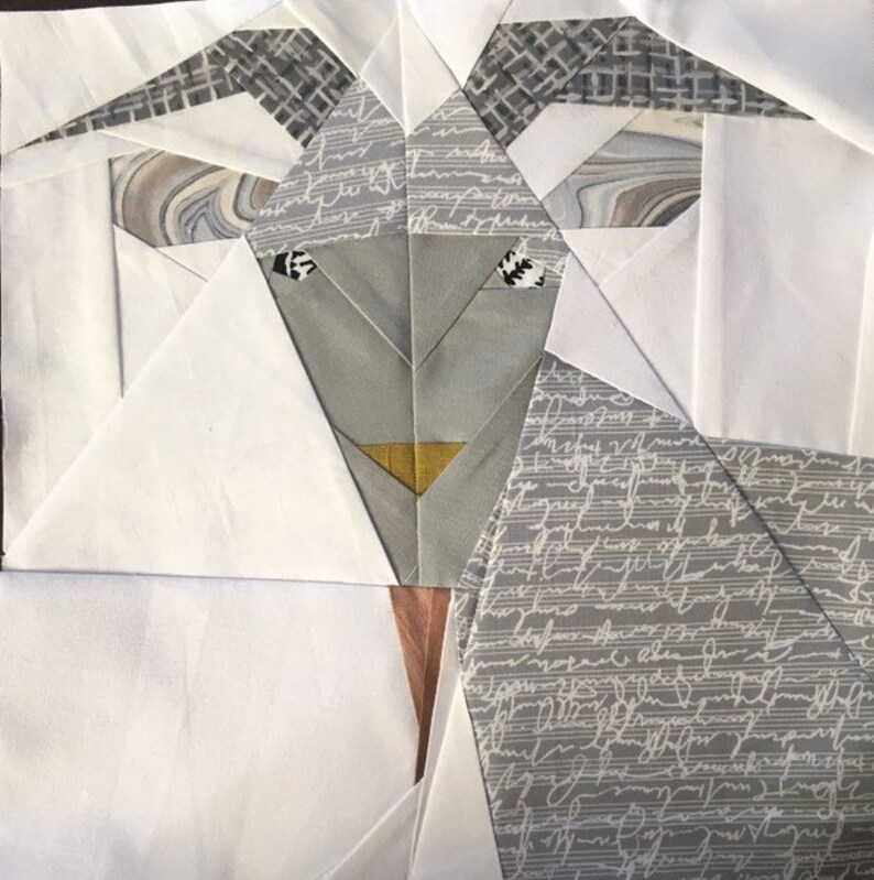 Goat 12 Inch Quilt Block Foundation Paper Pieced Pattern with Etsy