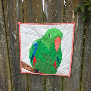 Patchwork Parrot 18 Inch Male Eclectus Parrot Paper Piece Quilt Pattern - Etsy