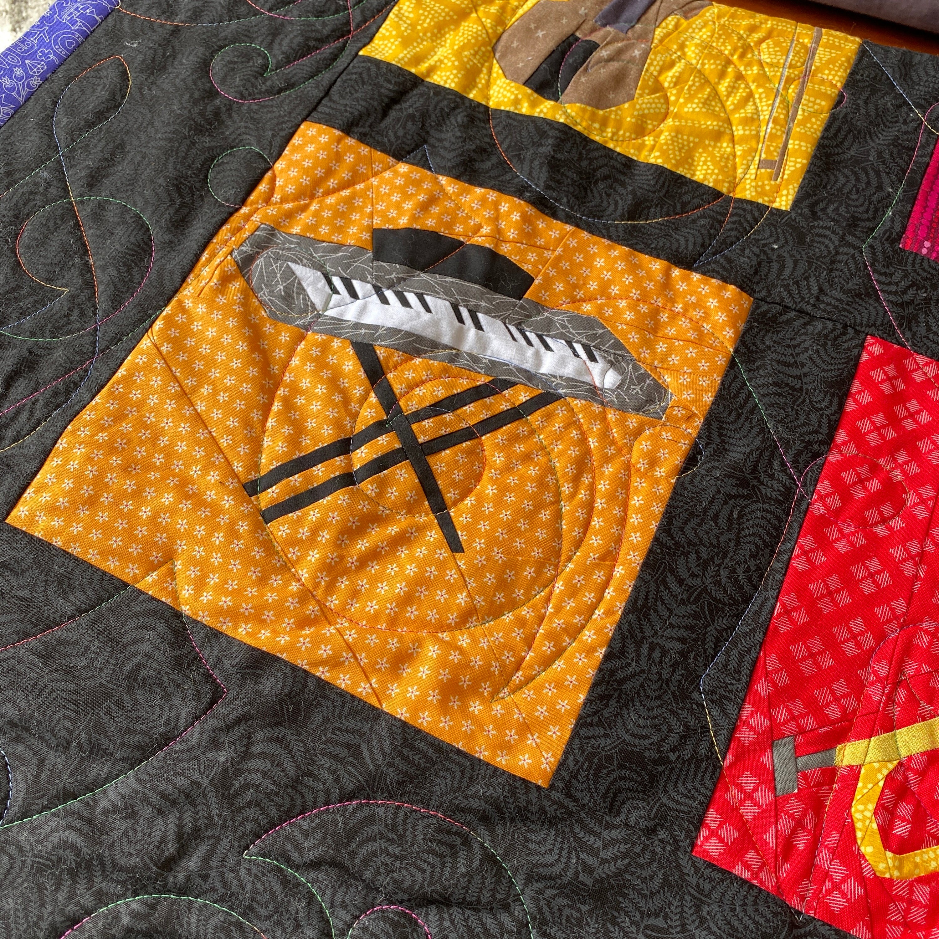 Keyboard Piano Musical Quilt Block Pattern - Etsy